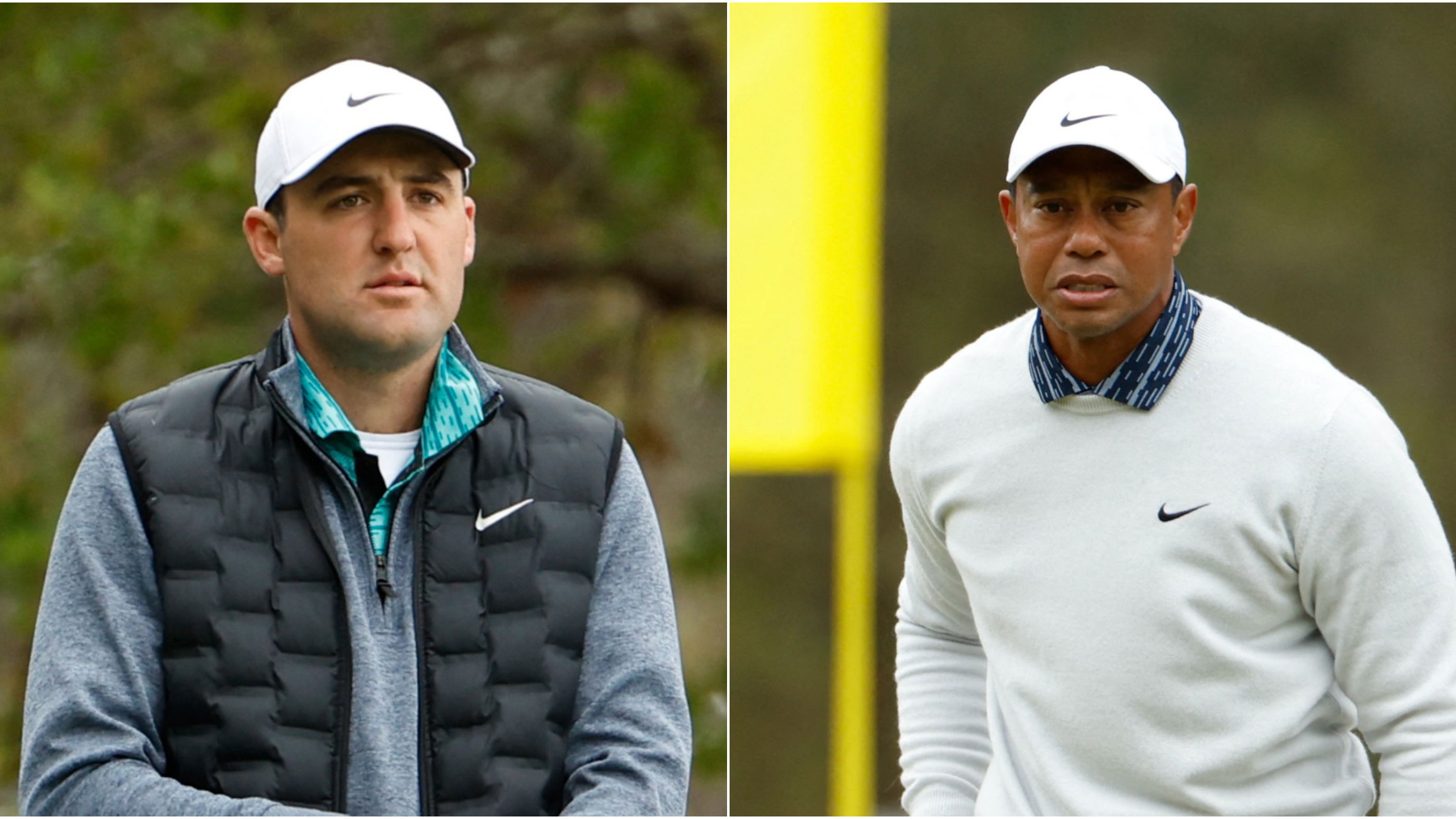 Scottie Scheffler leads by at The Masters as Tiger Woods toils on day three